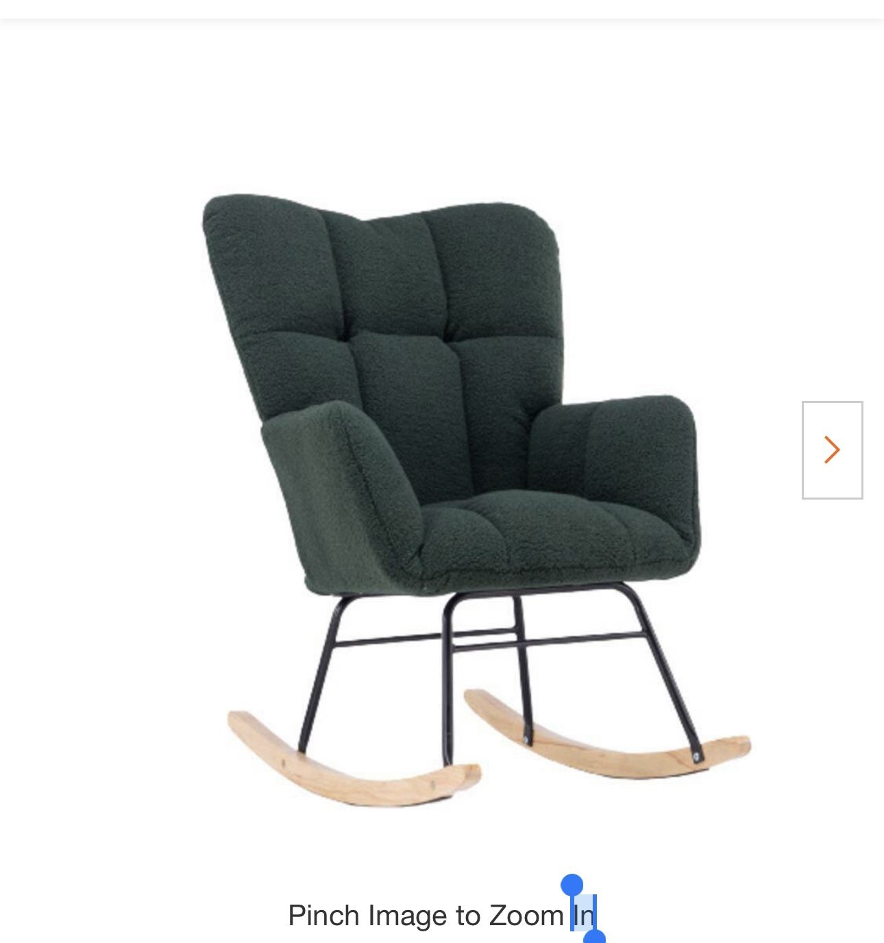 Green Teddy Rocking Chair