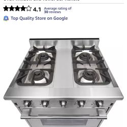 XR  DRGB3001 30 Inch Pro-Style Gas Range with 4.2 cu. ft. Convection Oven