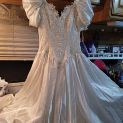 1980s wedding hot sale dress for sale