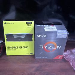 Ryzen 7 5600g An 32gb Corsair Ddr5 6400mhz