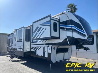2022 Keystone Fuzion 429 MSRP: $68,888 Sales Price: $59,950* Savings Of: $8,938