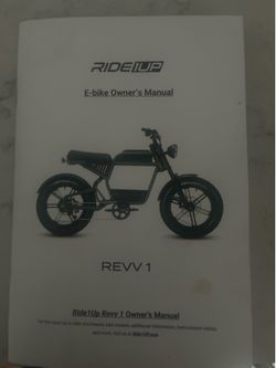 Electric bike ride one up