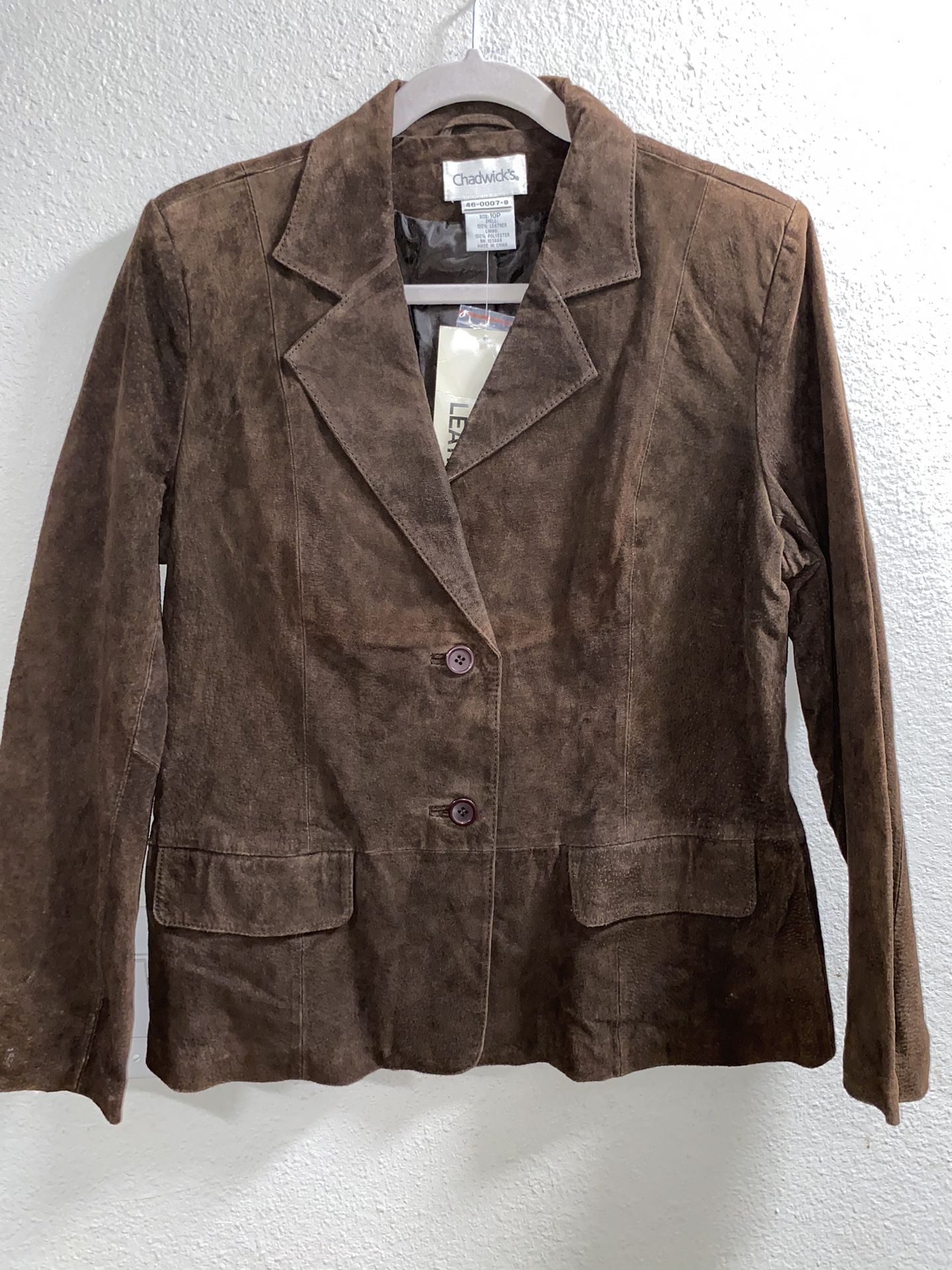 Chadwicks Brown Suede Leather Jacket
