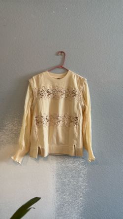 Anthropologie Lace sweatshirt