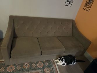 Grey 3 seat couch