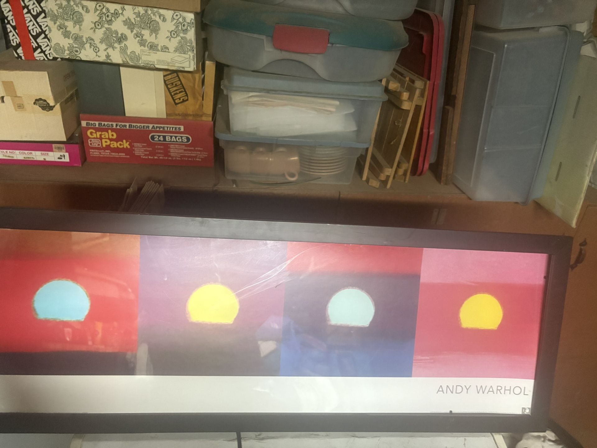 Andy Warhol Foundation Framed Pop Art Poster Print