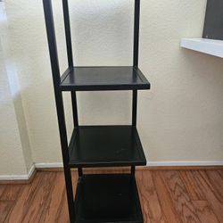 4 TIER STAND/BEDSIDE TABLE - BLACK