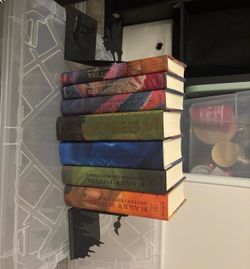 Harry Potter books and book ends