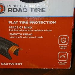 2 NIB Schwinn 26" Puncture Guard Road Tires And Tubes
