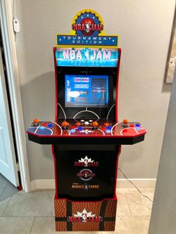Arcade1Up NBA Jam Tournament Edition 4-Player Arcade Machine WiFi