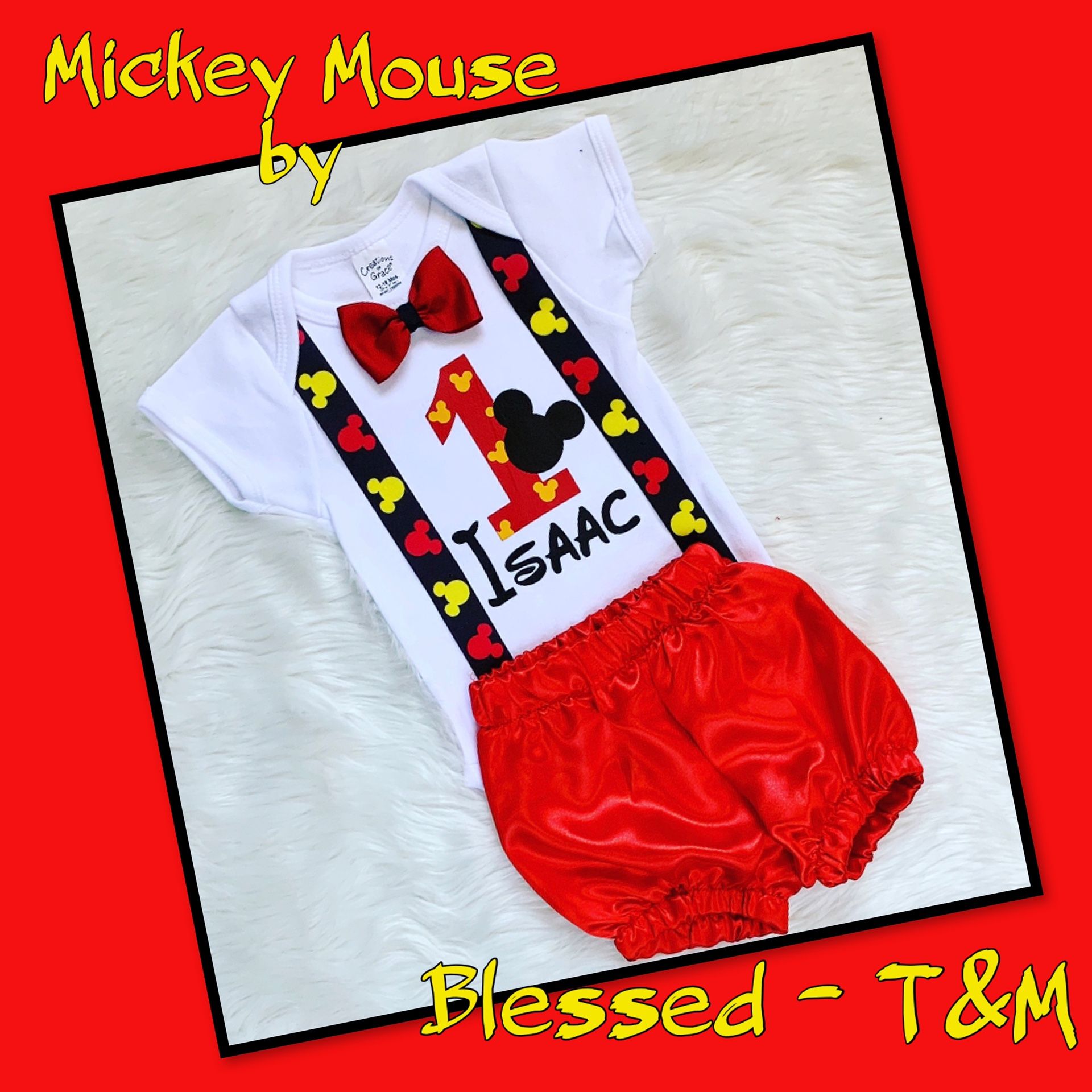 Baby Boy Birthday Outfit (READ DETAILS PLEASE)