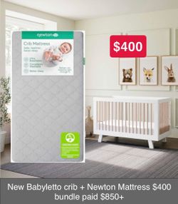 Babyletto Crib and Newton Crib Mattress Bundle