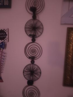 Metal Wire Wall Candle Sconce Hanging Decor