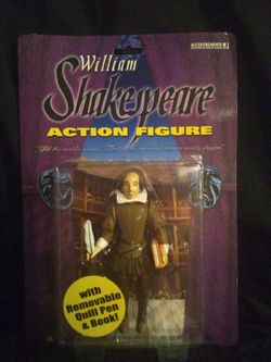 William Shakespeare action figure