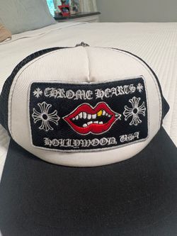 Chrome Hearts Hollywood 94 Trucker Hat Black White Snapback