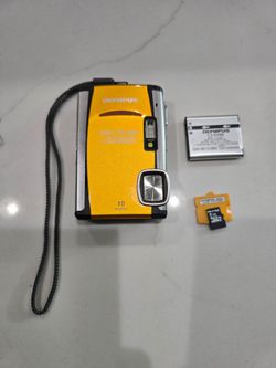 Olympus Stylus Tough 6000 10MP Digital Camera W/ Battery &Memory Card