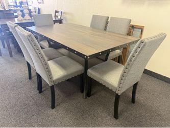 Dining table with 6 chairs