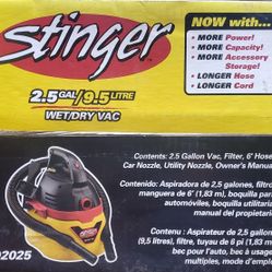 Stinger Wet/Dry Vac