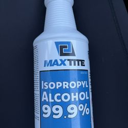 Cleaning Supplies  Alcohol 99.9 Percent 