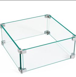 Wind Guard For Square Fire Pit