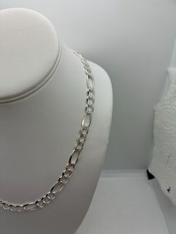 BRAND NEW Sterling Silver Solid Figaro Chain