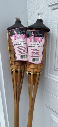 Tiki Beachcomber Bamboo torch set