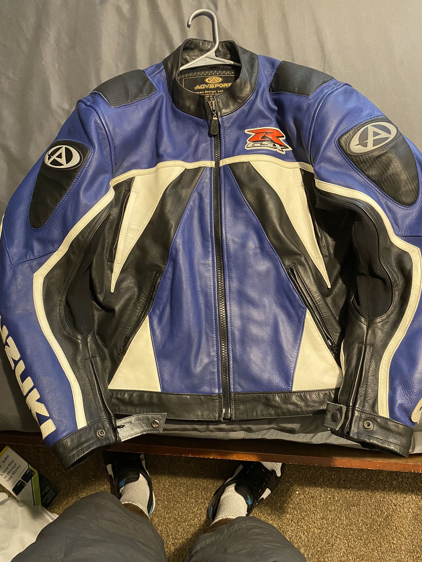 Suzuki GSX-R Elite Leather Jacket by AGV Sports