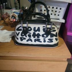 Louis Vuitton Graffiti Alma Purse