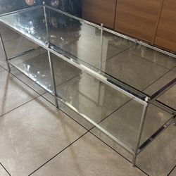 Metal/ Glass Coffee Table 