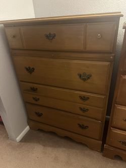 Tall Wood Dresser