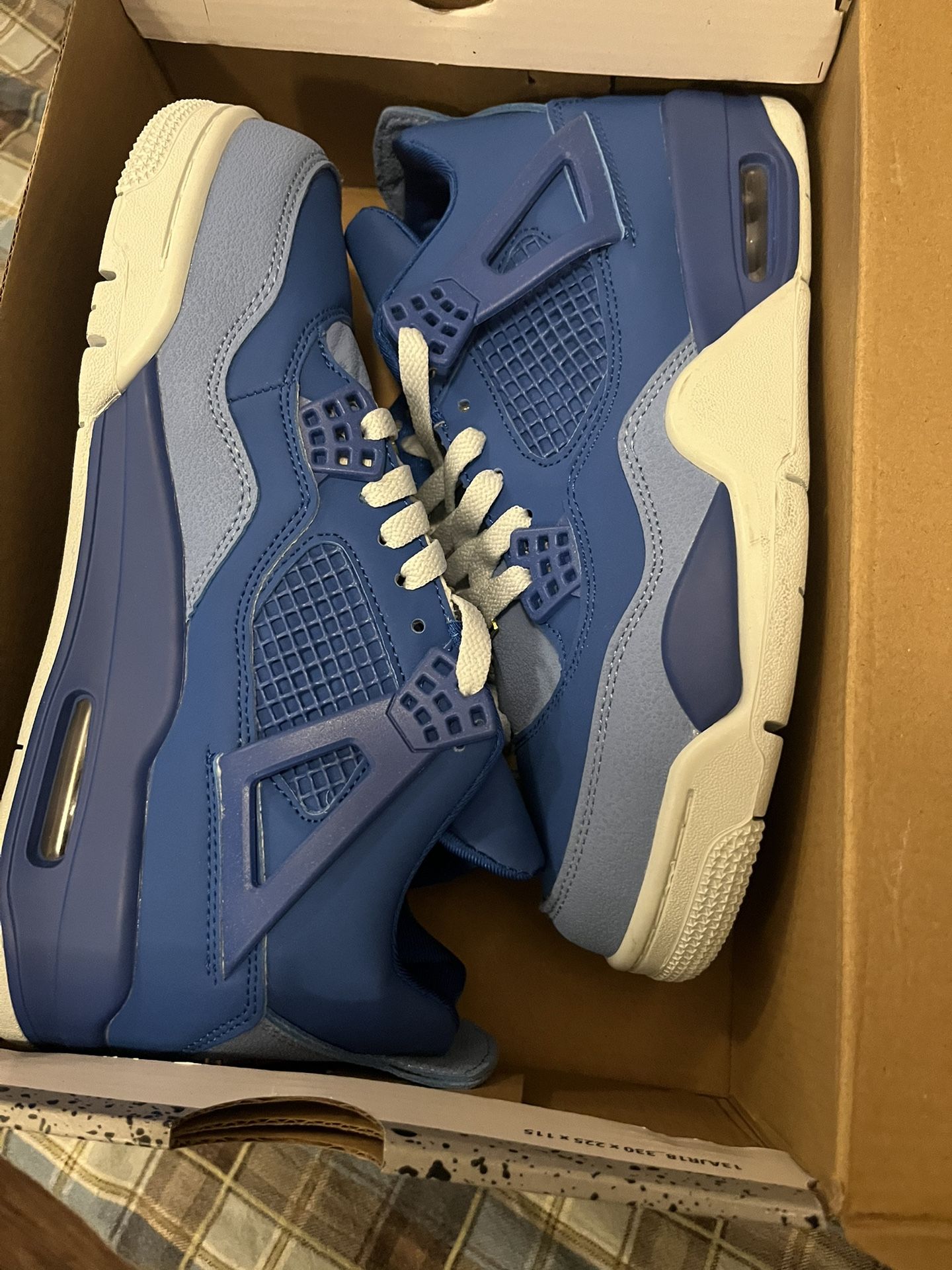 Blue And Gold Jordan 4s