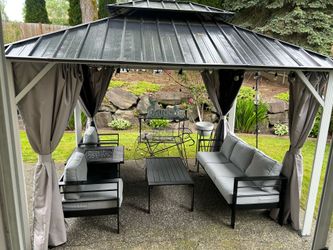 Modern Outdoor Patio/Gazebo Lounge Set