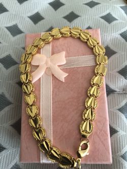 Gold plated bracelet