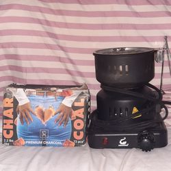 Charcoal Burner & Charcoal