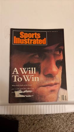 1990 Sports Illustrated Will Clark San Francisco Giants Baseball Cover Vintage Magazine
