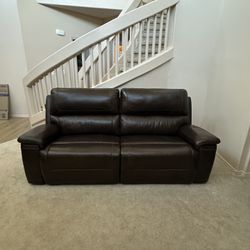 Brown Leather Couches 
