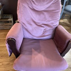 Rocking Chair With Foot Rest