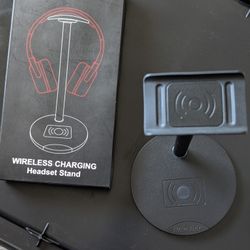 Wireless Charging Headset Stand 