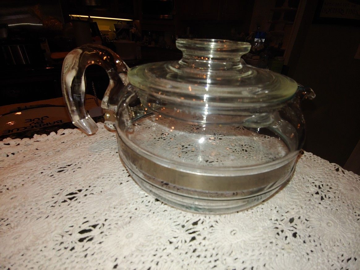 PYREX GLASS TEAPOT