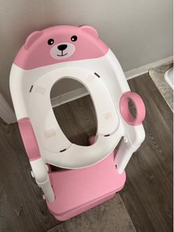 Toddler Toilet with steps