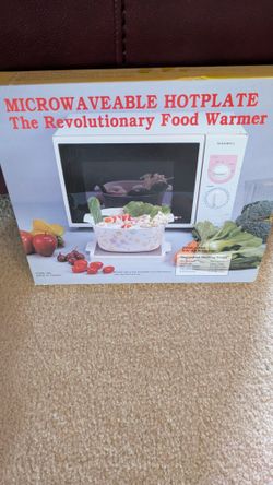 Brand NEW microwaveable HOT Plate/Food Warmer(Keeps Food Hot For 40mins)