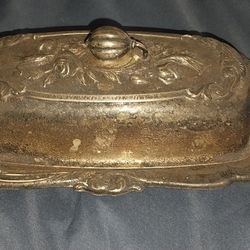 Antique 2 Piece Butterdish