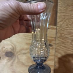 Glasses antique colored Champagne, cordial, Vases