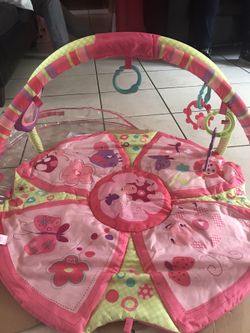 Baby play mat n doll stroller