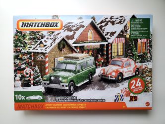 Matchbox Cars Advent Calendar 2023 - 10 Vehicles/14 accessories