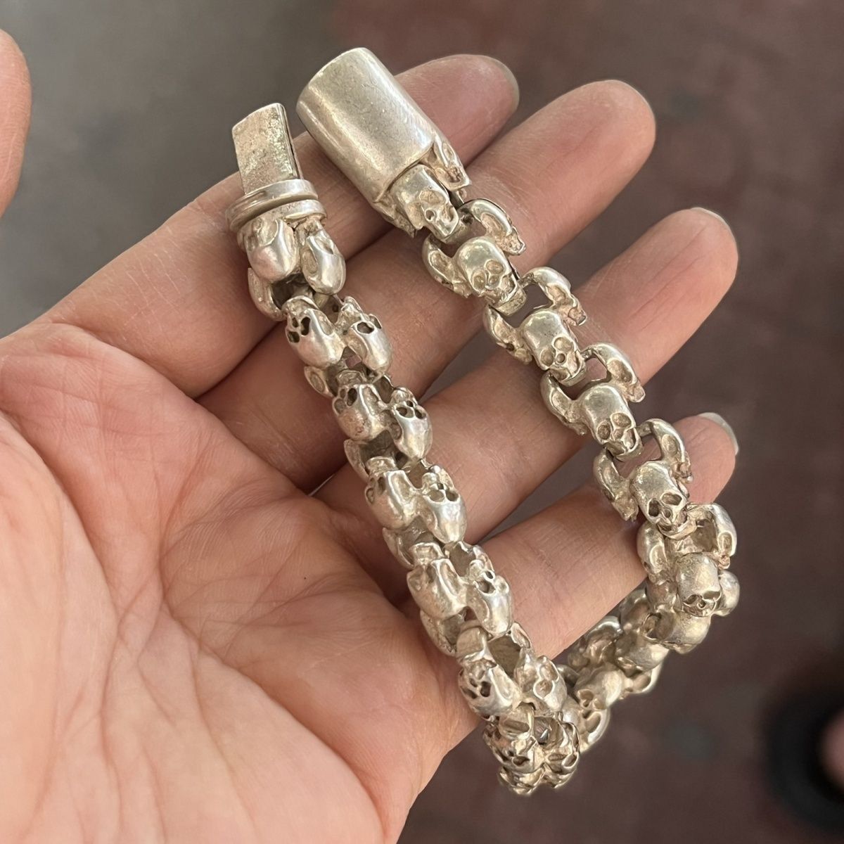 Handcrafted, silver-plated bracelet!