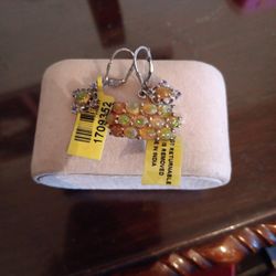 Opal Ring And Earrings Set 