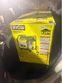 RYOBI 4000 Startin Natt 3400 Running Watts RYOBI