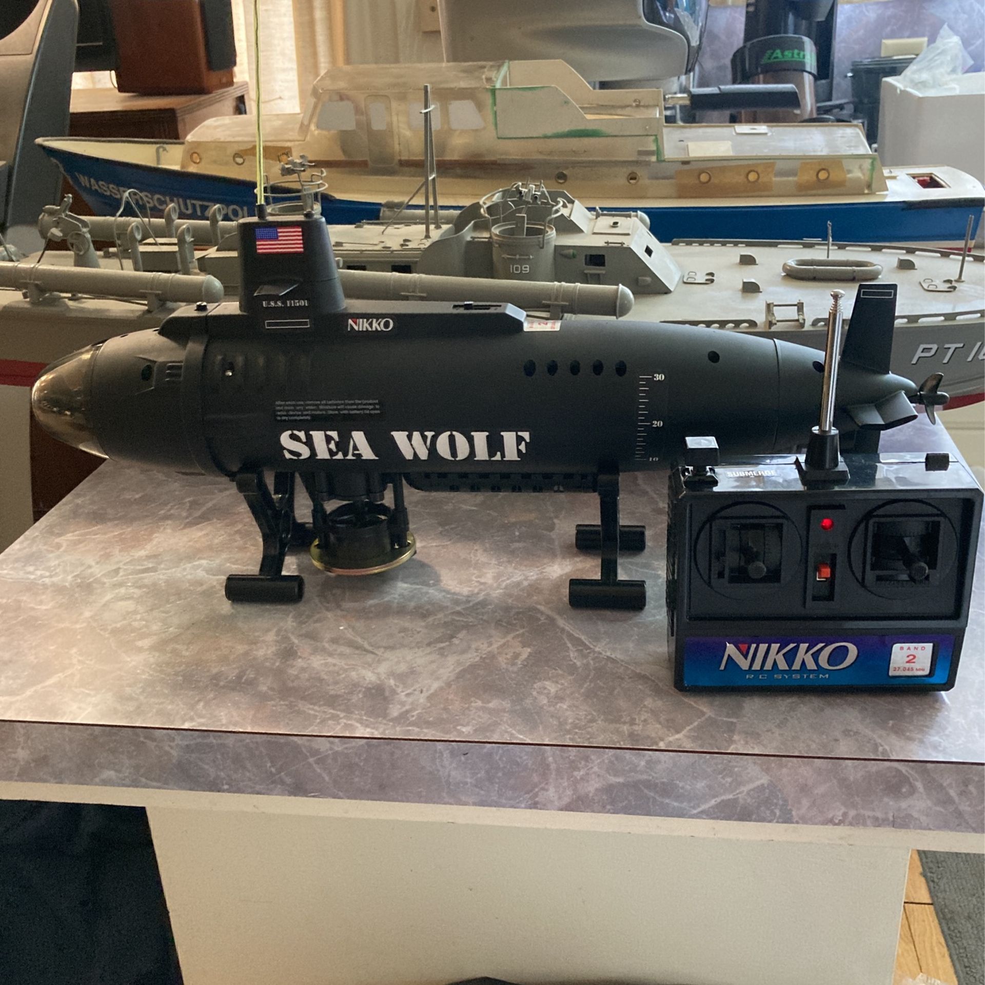 Nikko Sea Wolf RC Submarine