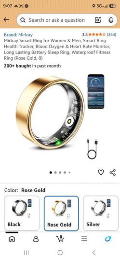 Brand New Size 6 Smart Ring for Women & Men